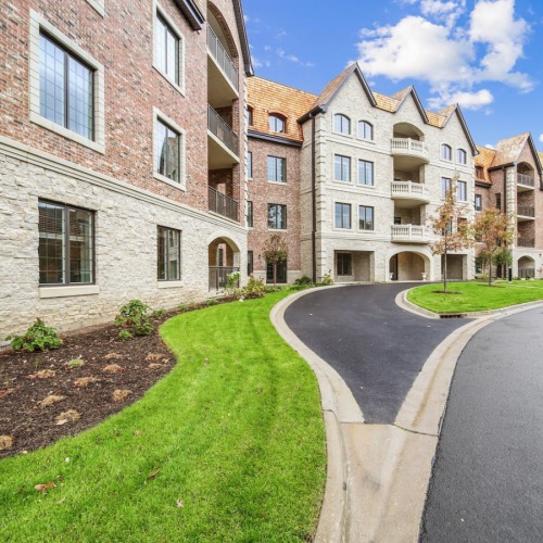 Accessible amenities at the heart of all your passions exterior view of building and nearby landscaping